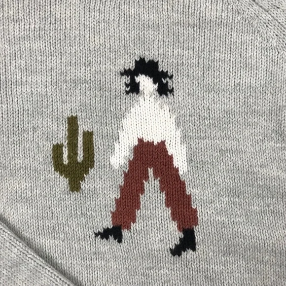 Madewell El Rancho Southwest Motif Wool Sweater XXS - Picture 4 of 6